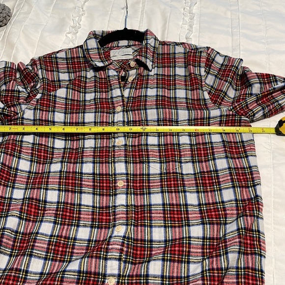 EUC J. Crew flannel shirt - size 4 (small) - Picture 5 of 8